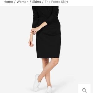Everlane Ponte Skirt - small
